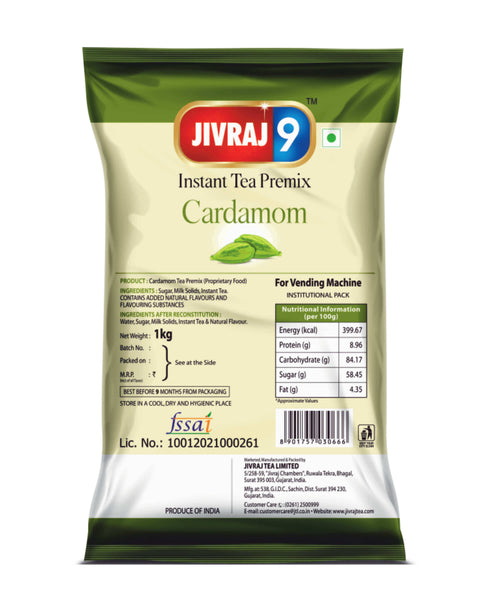 Cardamom instant tea premix